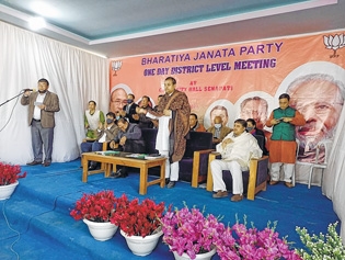 Sambit Patra visits Senap