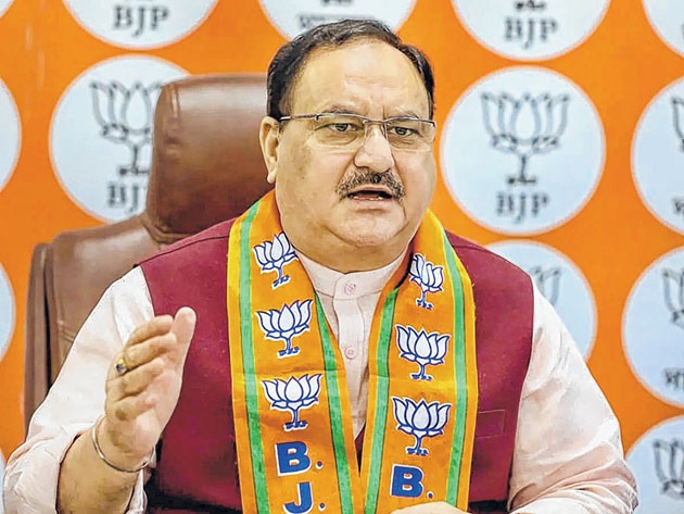 JP Nadda to arrive today_