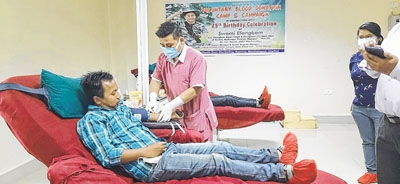 Blood donation camp held