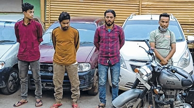 Vehicle Lifter Gang Busted With Arrest Of Four Six Four Wheeler ...