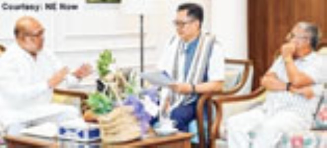 Development of NE discussed with Kiren Rijiju