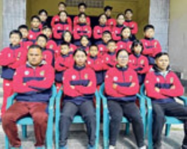 33-member State team leave Imphal for 38th National Sub-Junior Taekwondo Championships