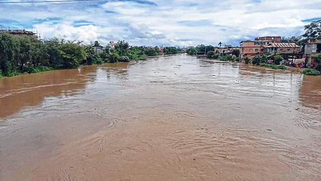 Water levels recede, Ithai Barrage gates closed - The Sangai Express ...